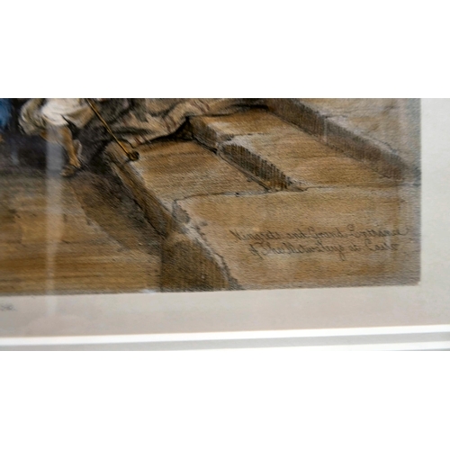 2 - Framed prints: to include two works after David Roberts - Cairo views  10