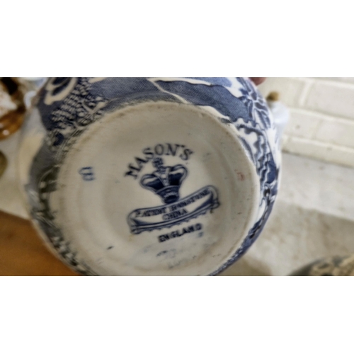 38 - Mainly blue and white modern ceramics: to include Delft pottery items