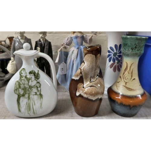 41 - Decorative items: to include a Radford pottery vase  10