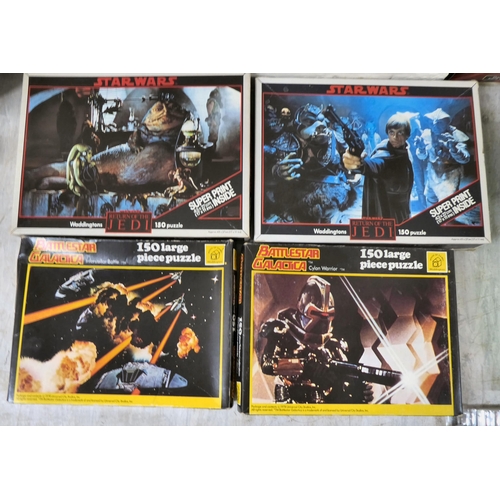 47 - Sci-fi related collectables: to include Star Wars figurines; and Lady Death trading cards