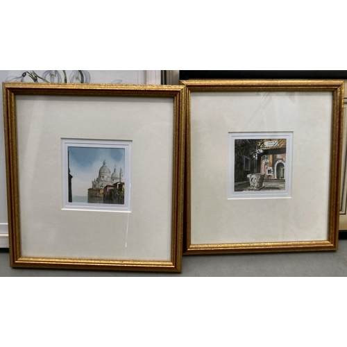 7 - Framed pictures and prints, mixed subjects: to include European scenes  2