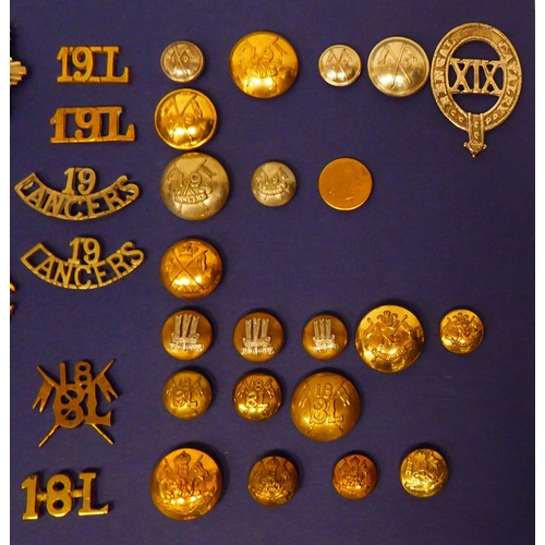 173 - British military badges and insignia, some copies: to include Indian Cavalry(Please Note: this lot i... 