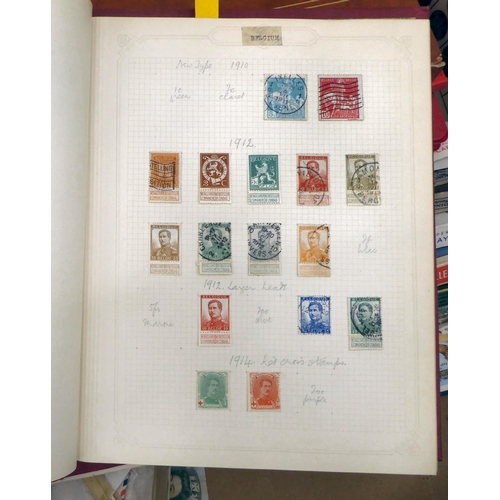 336 - Uncollated postage stamps, cigarette cards and coins: to include British examples 