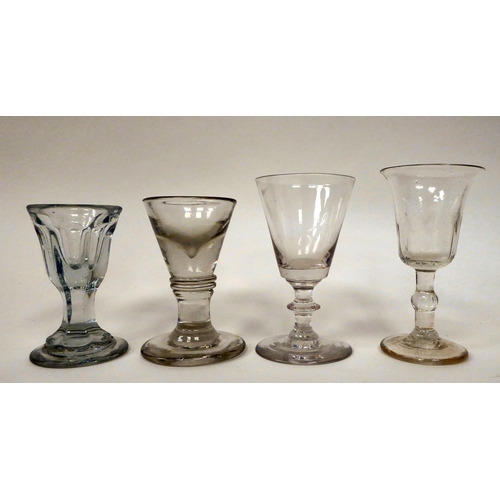 35 - 19thC glassware: to include a clear penny lick  4