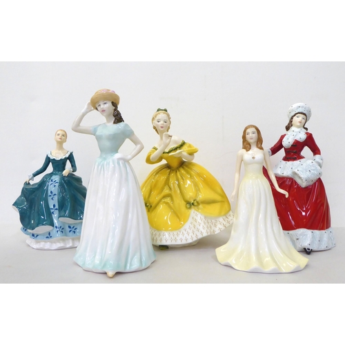 101 - Five Royal Doulton china figures: to include 'Happy Birthday'  HN4308  9