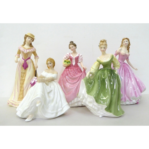 102 - Five Royal Doulton china figures: to include 'Miss Kay'  HN3659  9