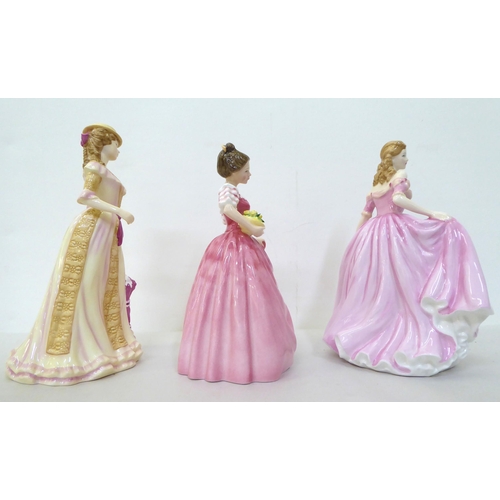 102 - Five Royal Doulton china figures: to include 'Miss Kay'  HN3659  9