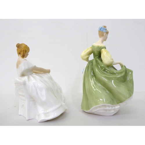 102 - Five Royal Doulton china figures: to include 'Miss Kay'  HN3659  9