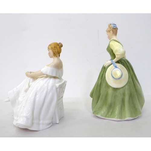 102 - Five Royal Doulton china figures: to include 'Miss Kay'  HN3659  9