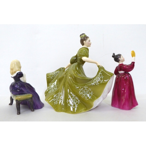 103 - Five Royal Doulton china figures: to include 'Specially For You'  HN4232  9