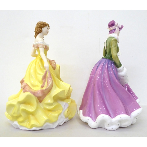 103 - Five Royal Doulton china figures: to include 'Specially For You'  HN4232  9