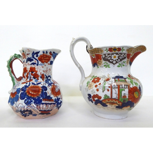 107 - Victorian and later ceramics: to include a pair of Royal Doulton china vases of tapered, hexagonal f... 