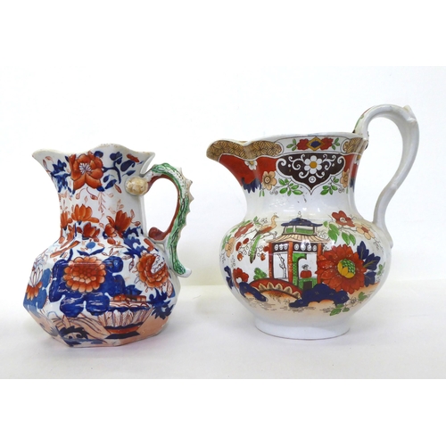 107 - Victorian and later ceramics: to include a pair of Royal Doulton china vases of tapered, hexagonal f... 