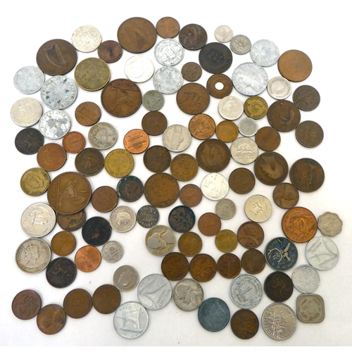 110 - Uncollated coins from various Continents