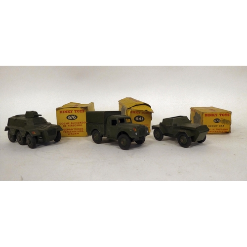 21 - Diecast model vehicles: to include a Dinky No.410 Bedford End Tipper  boxed