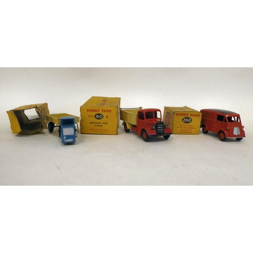 21 - Diecast model vehicles: to include a Dinky No.410 Bedford End Tipper  boxed