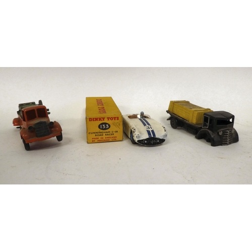 21 - Diecast model vehicles: to include a Dinky No.410 Bedford End Tipper  boxed