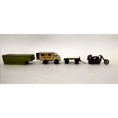 21 - Diecast model vehicles: to include a Dinky No.410 Bedford End Tipper  boxed