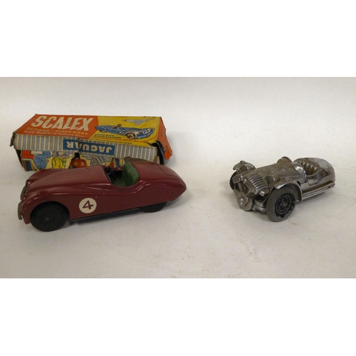 26 - Diecast model vehicles: to include a Scalex clockwork Jaguar  boxed