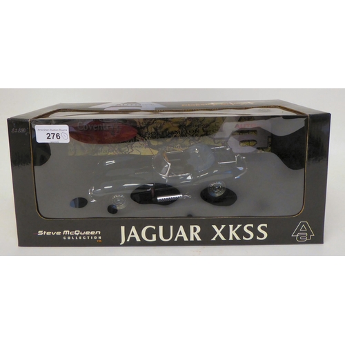 276 - An Auto Art Classics Division 1.18 scale model Jaguar XKS from the Steve McQueen collection  bo... 