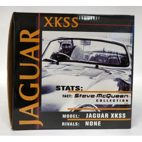 276 - An Auto Art Classics Division 1.18 scale model Jaguar XKS from the Steve McQueen collection  bo... 