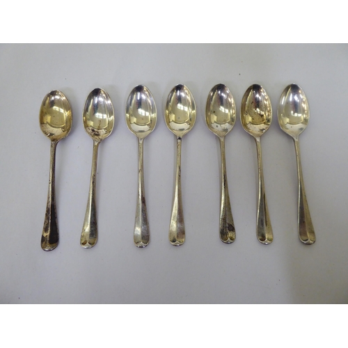 30 - Silver and white metal items: to include flatware  mixed marks