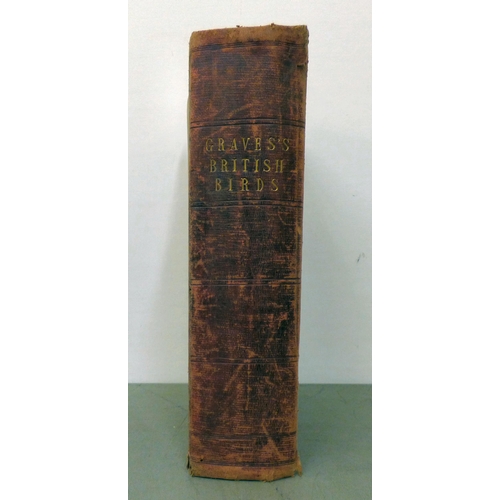 316 - Book: 'British Ornithology' by George Graves, Second edition, dated 1821