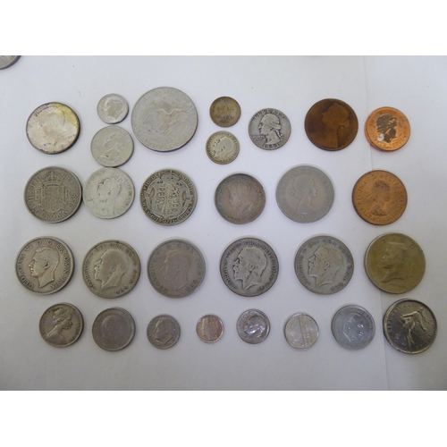 33 - Uncollated coins, medals and banknotes: to include American and British pre-decimal examples