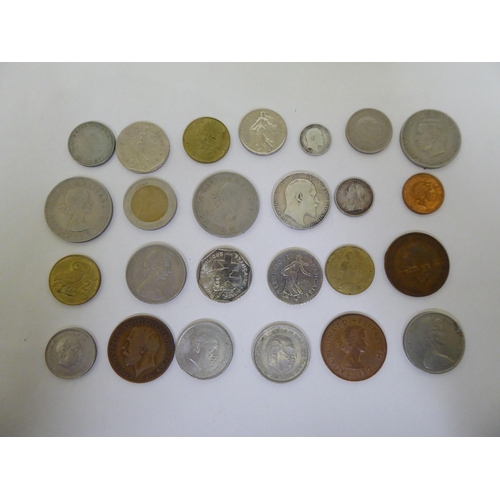 33 - Uncollated coins, medals and banknotes: to include American and British pre-decimal examples