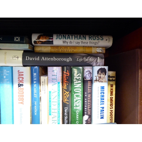 336 - Books, mainly autobiographical: to include works about Jonathan Ross, Michael Palin, Glenn Hoddle, B... 