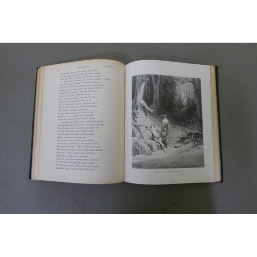 347 - Books: 'Miltons Paradise Lost' illustrated by Gustave Dore, edited with notes; and 'A Life of Milton... 