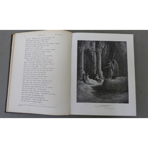 347 - Books: 'Miltons Paradise Lost' illustrated by Gustave Dore, edited with notes; and 'A Life of Milton... 