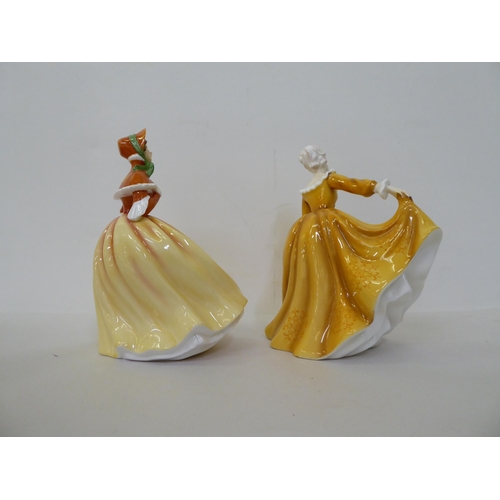 40 - Five Royal Doulton china figures: to include 'Julia'  HN4390  8