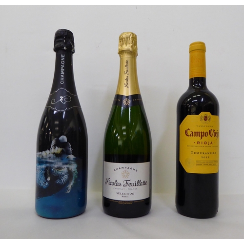 54 - Alcoholic beverages: to include Rioja and Champagne