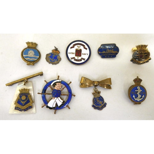 72 - Badges and awards: to include a blue enamelled badge for HMS Hood