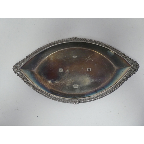 9 - Silver collectables: to include a salt with a blue glass liner  Birmingham marks rubbed