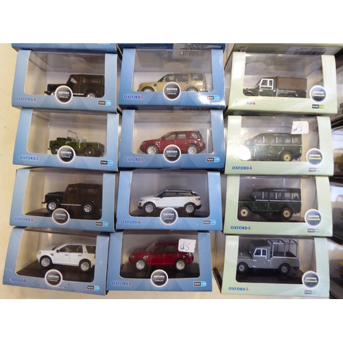 142 - Boxed diecast model vehicles, mainly by Oxford