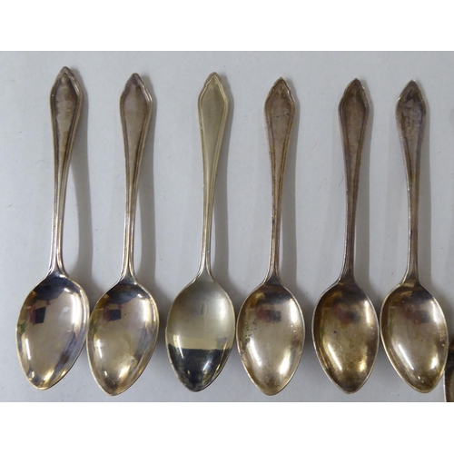 49 - Silver flatware, mainly spoons  mixed marks   (approx. gross weight 8ozs)