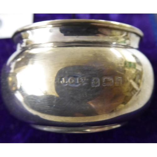 50 - Silver items: to include condiments pots  mixed marks  (combined gross weight approx. 7ozs... 