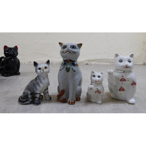 169 - Cat themed collectables: to include promotional mugs