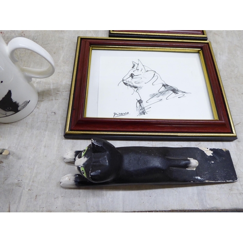 169 - Cat themed collectables: to include promotional mugs