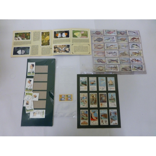 363 - Uncollated cigarette cards, loose and in albums  various themes: to include examples by Wills for Cr... 