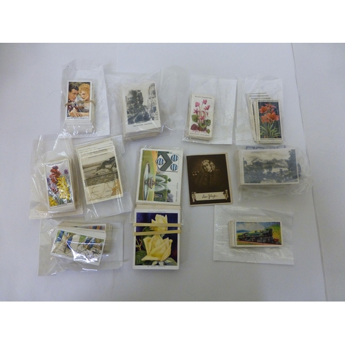 363 - Uncollated cigarette cards, loose and in albums  various themes: to include examples by Wills for Cr... 