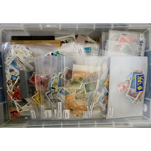 40 - Uncollated postage stamps: to include stock books and albums