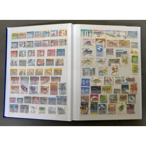 45 - Uncollated postage stamps: to include stockbooks and albums