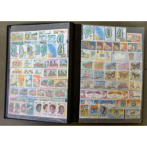 45 - Uncollated postage stamps: to include stockbooks and albums