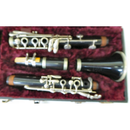 48 - A Buisson Cole of London clarinet  cased