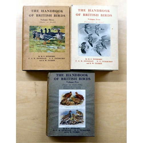 246 - Books: 'The Handbook of British Birds' by HF Witherby et al, published in five volumes