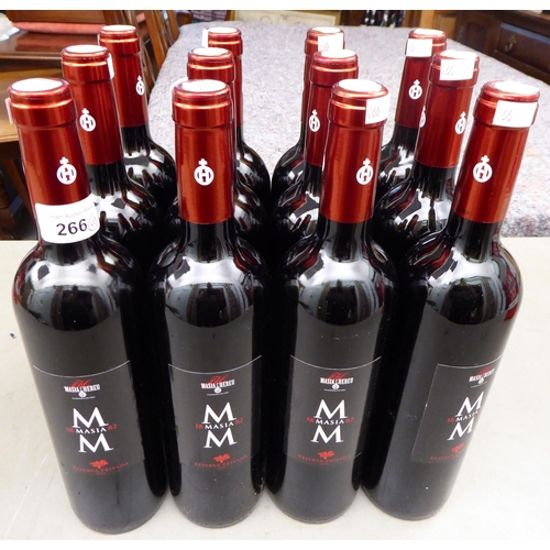 266 - Wine: twelve bottles of 1999 Masia L Hereu Reserva Privada 