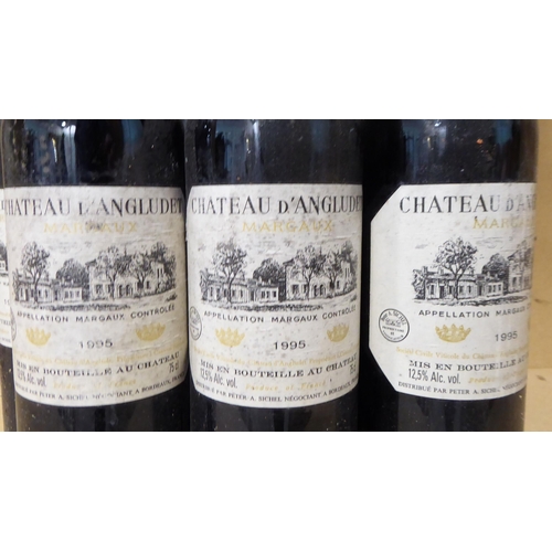 267 - Wine: seven bottles of 1995 Chateau d'Angludet Mis en Boutella au Chateau Appellation Margaux Contro... 